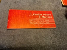 1967 Dodge Polara Monaco Owners Manual