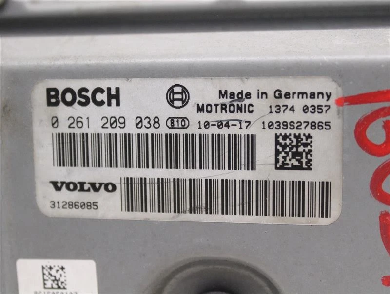 ORDENADOR ECM ECU VOLVO C30 V40 V70 2006 06 2007 07 08 0261209038 946816 Foto 4 de 4