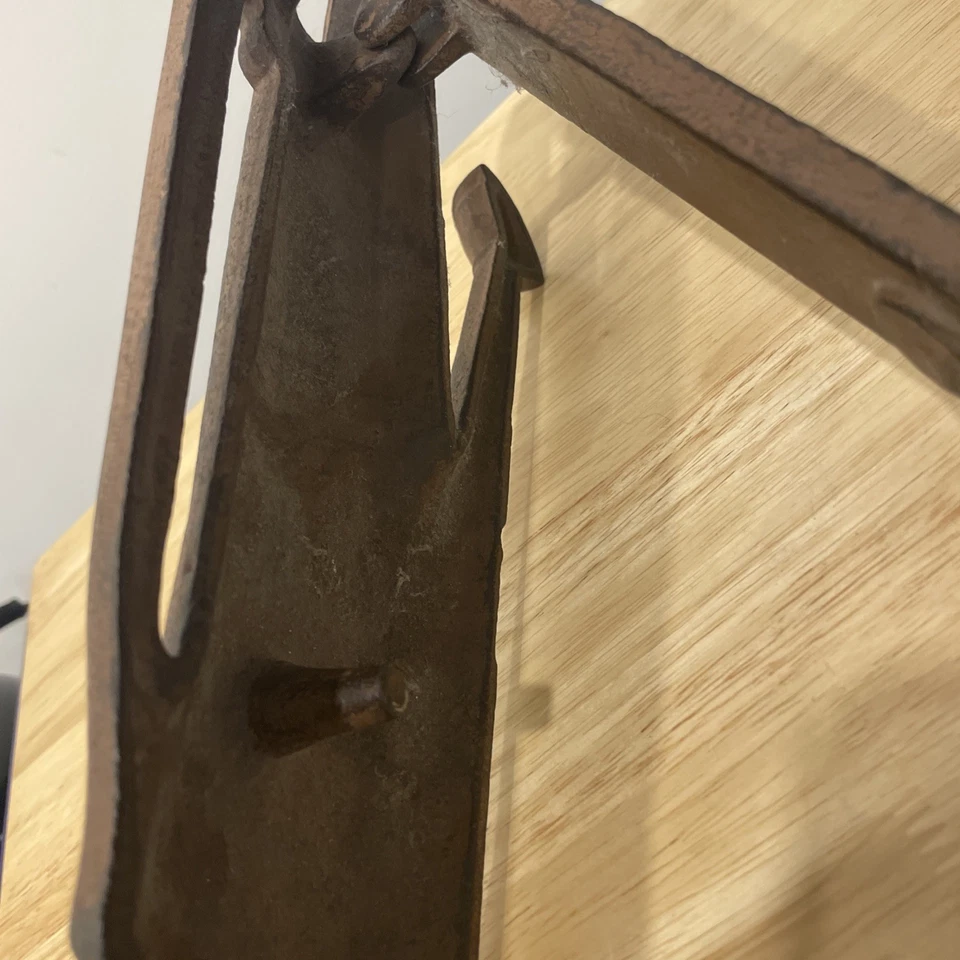 Llamador de puerta temático jarra de hierro fundido - Metal macizo - Corazón Foto 3 de 4