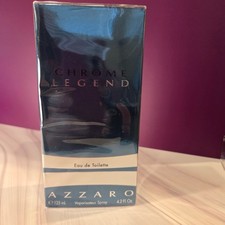Azzaro Chrome Legend Men 4 2 oz Eau de Toilette Spray New Factory Sealed Fresh