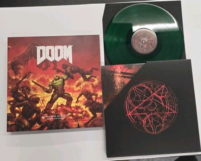 4xLP DOOM ORIGINAL GAME SOUNDTRACK RARE *SLAYER GREEN* VINYL SET - 2018 M Gordon