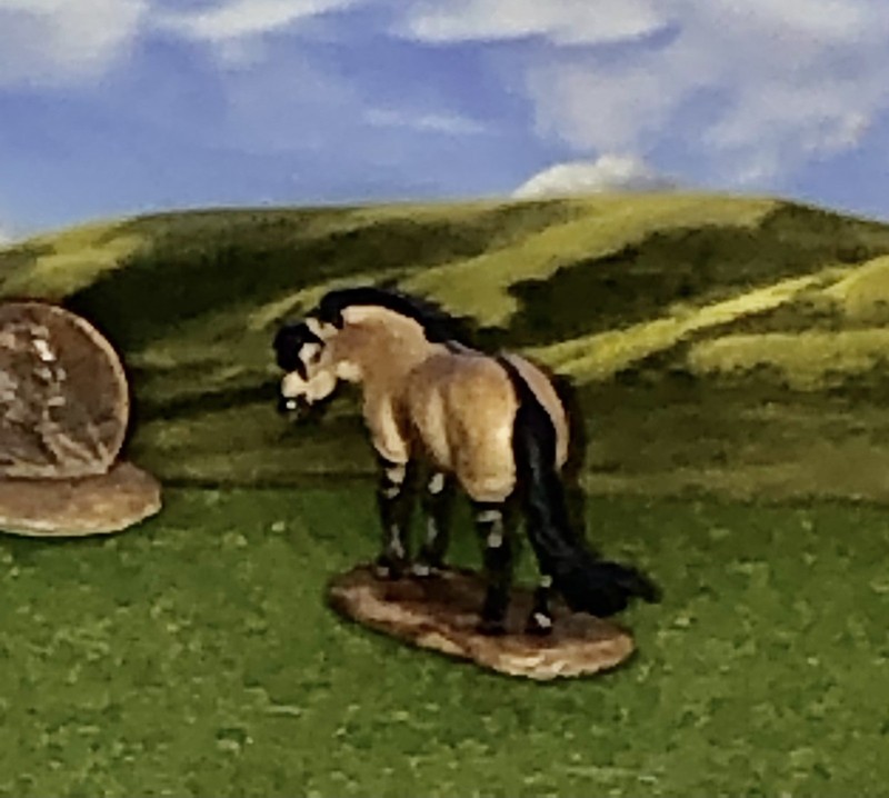 OOAK Like Breyer cm Custom Horse Micro Mini Model Resin 3D Printed Fjord Pony