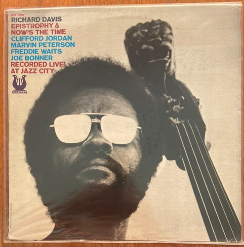 RICHARD DAVIS EPISTROPHY & NOW'S THE TIME LP RECORD 1973