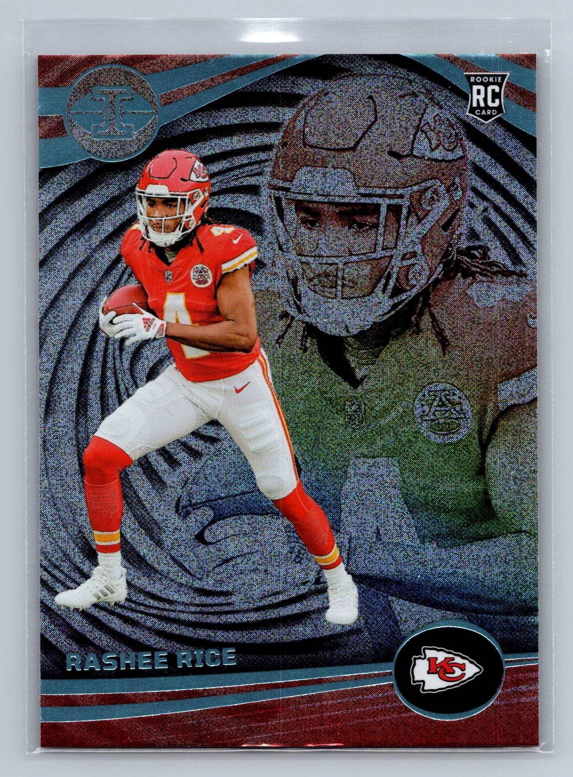 2023 Panini Illusions #56 Rashee Rice Dots Trophy Collection