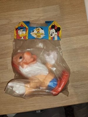 Ancien 1960 pouêt SICA DORMEUR Blanche Neige 7 Nains 22 cm Walt DISNEY - Photo 1/4