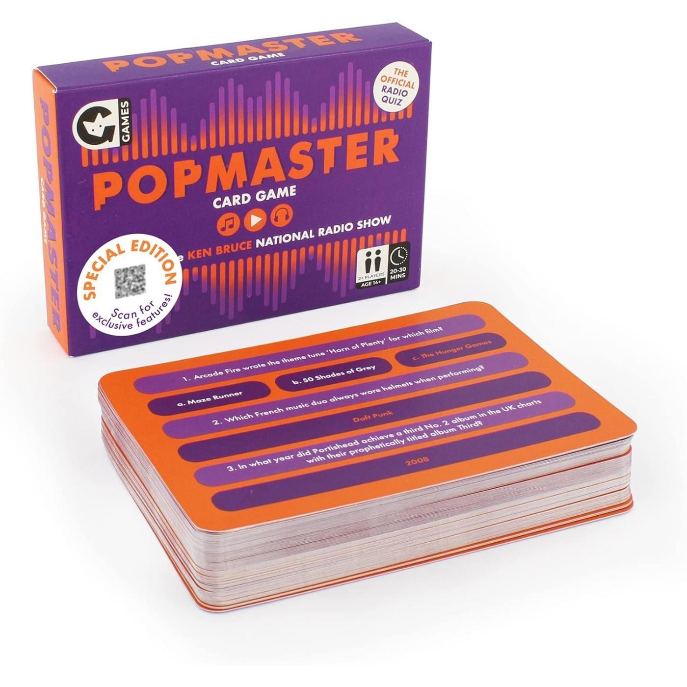 Ginger Fox Pop Master Official Radio Quiz - Fun Family Friendly Card Game - Image 3
