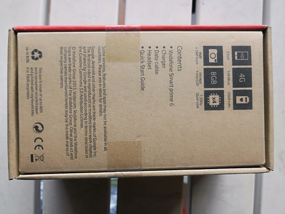 smartphone android 4g Smart Prime 6 Imballato Mai Aperto - Immagine 2 di 3