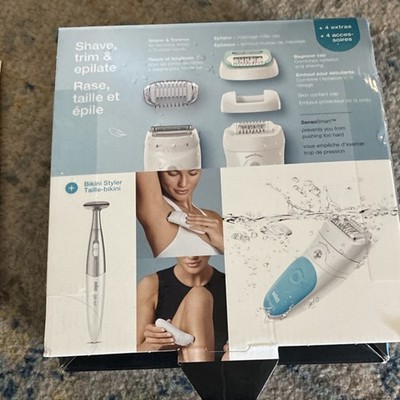Braun Silk-épil Wet/Dry Cordless Epilator with Bikini Styler for Women