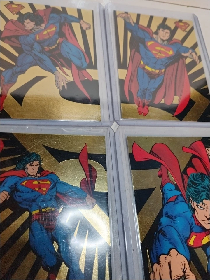 1993 The Return of Superman Complete Foil Set SP1-SP4 from SkyBox - Image 3 of 4