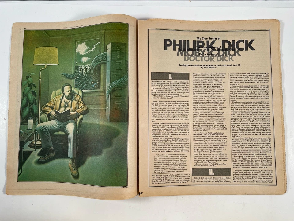 Rolling Stone November 6, 1975 #199 Rod Stewart, Philip K. Dick - Imagem 3 de 4