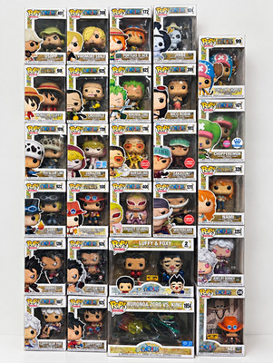 Funko Pop! One Piece Lot of 9 Luffy Zoro Sanji Chopper