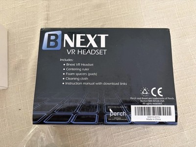 BNEXT Smartphone VR Headset Black/Blue 96° FOV Fits Up to 6.0in Manual