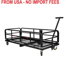 750 Lbs Folding Hitch Mount Cargo Carrier Basket For Suv Rv Truck And Trailer