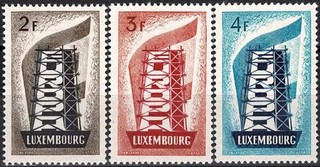 Luxemburg Luxembourg 1956 EUROPA Satz MNH KW:120€