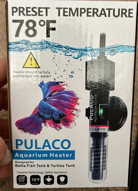 pulaco preset aquarium heater 78 deg