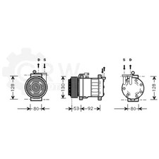 Kompressor Klimaanlage Klimakompressor Fiat Lancia für Alfa Romeo Brava 937