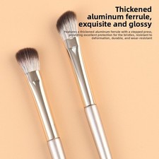 Ensemble de pinceaux de maquillage pour les yeux dorés 13 pièces poils souples