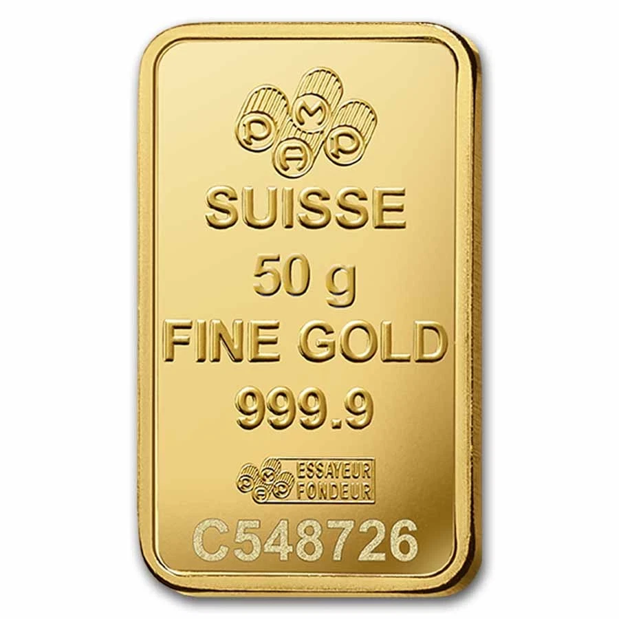 Barra de oro de 50 gramos - PAMP Suisse Lady Fortuna Veriscan (en ensayo) Foto 4 de 4
