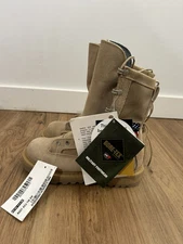 ROCKY 790G  Military Combat Boots Gortex Vibram Sole -Tan-Size 2 W Temp Weather