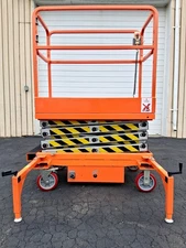 2022 Open Box 5 STAR 16 FEET MAX LIFT ELECTRIC SCISSOR LIFT MAN LIFT