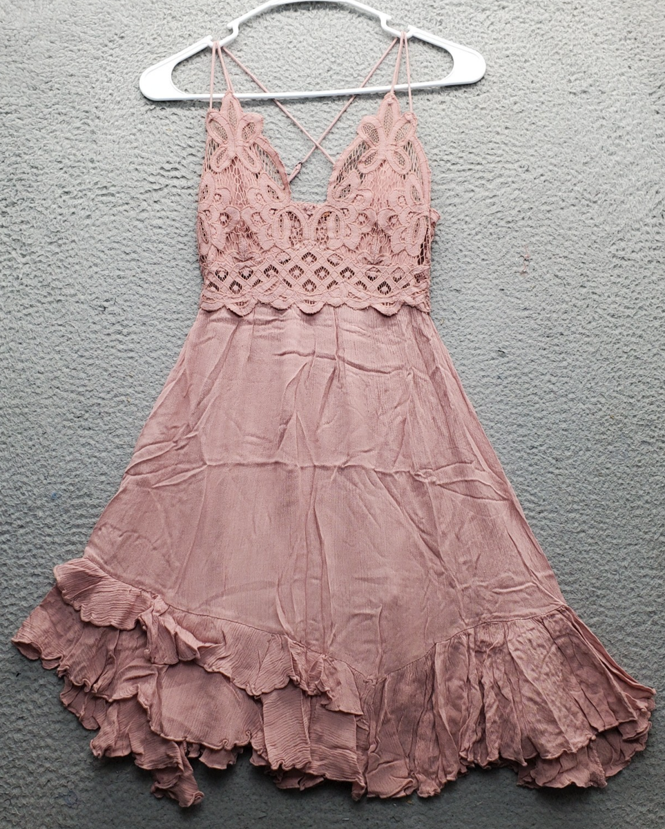 Free People Adella Slip Dress