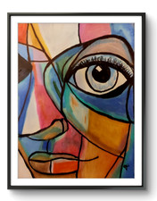 Y. LOVELES -  THROUGH HER EYES 11 x 15 acrylic on gallery paper