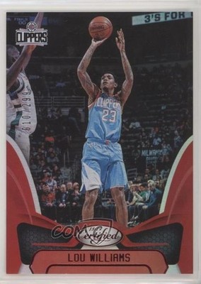 2018-19 Certified Mirror Red 10/299 Lou Williams #26 1u6