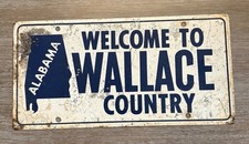 George Wallace License Plate Alabama Wallace Country Steel