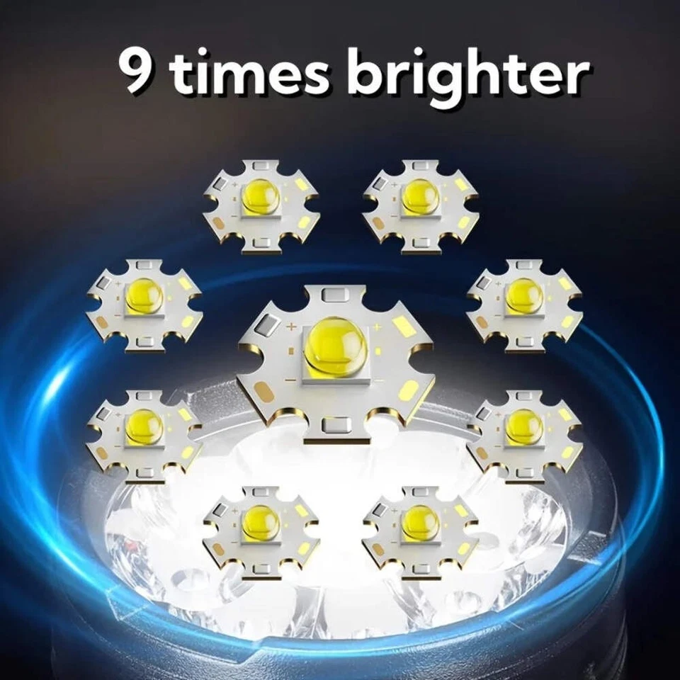 Mini Bright EDC Lantern USB Rechargeable Flashlight for Camping Hiking - Image 2 of 4