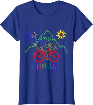 Bicycle Day 1943 LSD Creator Acid Trip Cool Sport Ladies' Crewneck T-Shirt