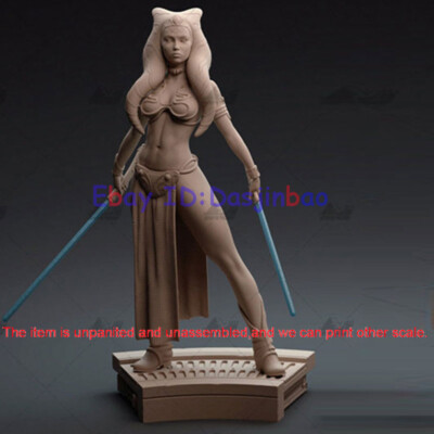 Ahsoka Tano 3D Print Model Kit 1/4 Unpainted Unassembled 47cm 002 Version