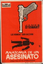 Anatomy of a Murder Original Spanish Movie Herald 1959  Preminger  James Stewart