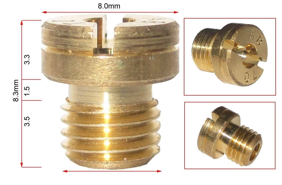 GS750E Jet Kit BASIC Stage 2 GS 750 E 750E 1982 Carb Pilot 45 -Main 117.5 - Image 3 of 4