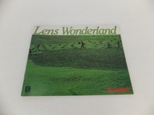 Lens Wonderland Canon FD Lens Guide Book - 1982 in great condition 