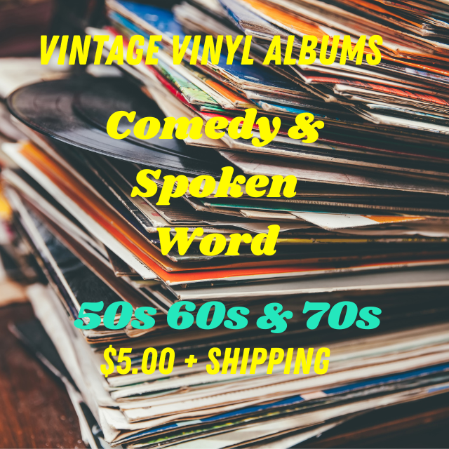 $5 Vinyl Records Pick & Choose Vintage Comedy, Spoken Word Albums-image