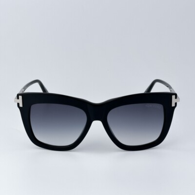 Tom Ford Women Black Smoke Butterfly BRAND NEW Sunglasses DASHA FT0822/S 01B Amazon.com: Tom Ford Elsa Polarized Smoke Butterfly Ladies  main image 3