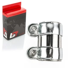 Double clamp pipe clamp exhaust Ø 55 x 95 mm for VW Caddy Passat T-Roc Phaeton