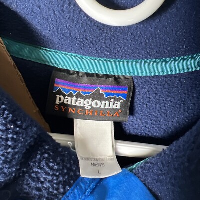Patagonia Synchilla Snap-T Mens L Vintage 90s USA Fleece