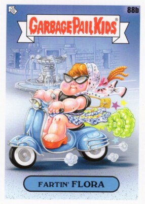 2023 GARBAGE PAIL KIDS GPK GO ON VACATION BASE FARTIN' FLORA 88b NM