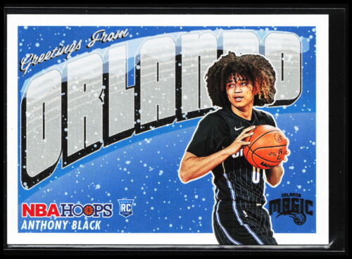 Anthony Black #20 2023-24 NBA Hoops Winter Greetings Rookie Magic G0144A - Photo 1 sur 2