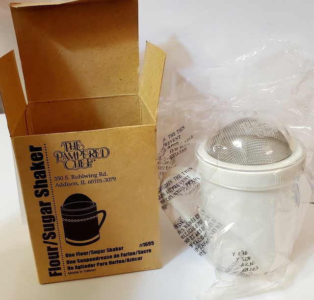 Pampered Chef Flour Sugar Shaker White 1695 for sale online eBay