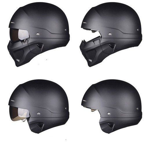 For Motorcycle Bike Full Face Combination Helmet Modular Quick Release Capacete - Picture 8 of 15