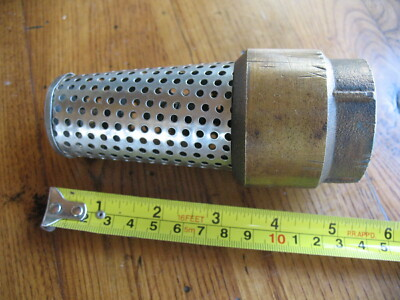 #ad #ad SIMMONS MFG. VINTAGE DUAL PURPOSE FOOT VALVE 1 amp; 1 4#x27;#x27; 200 lb STEAMPUNK GEM $26.00