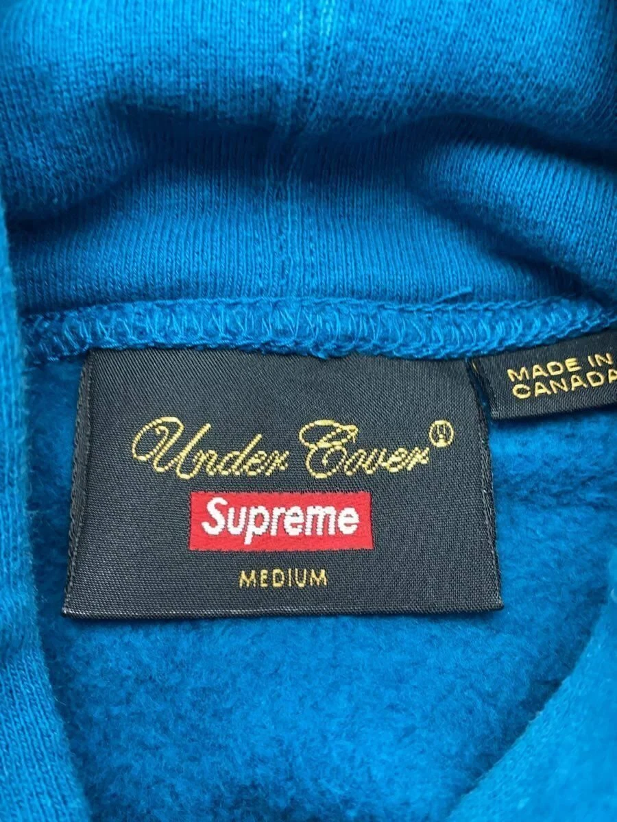Supreme Felpa con Cappuccio 23SS nti You Felpa con Cappuccio M Cotone Blu Usata