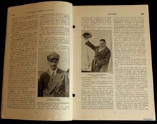 HOWARD HUGHES & DICK MERRILL 1938 INTERNATIONAL AVIATOR AWARDS REPORT