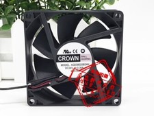 CROWN AGE08025B24H 8025 DC24V 0.30A 8CM 2-Wire Inverter Cooling Fan