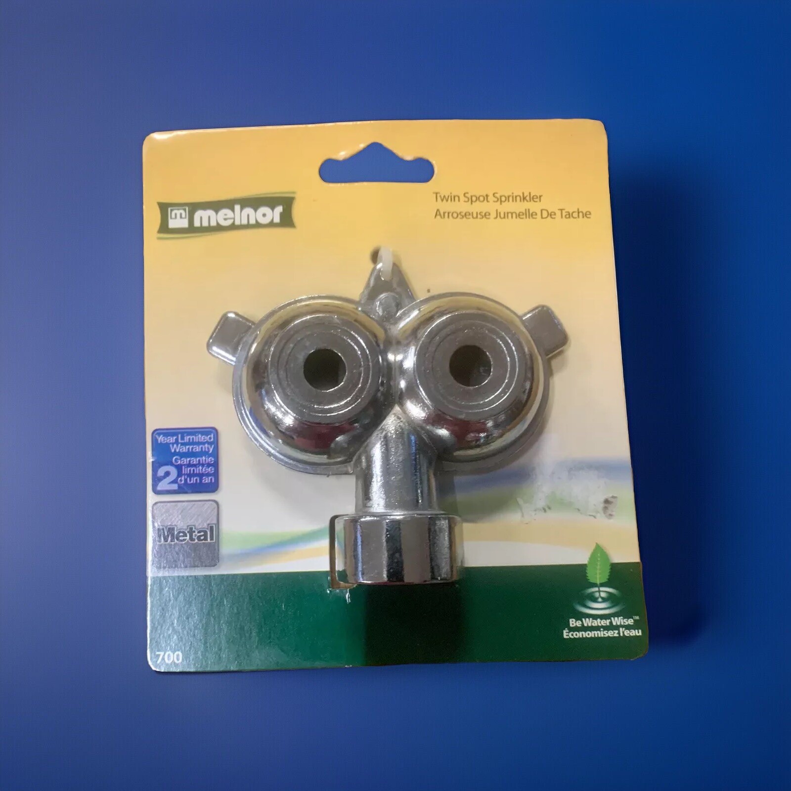 Melnor 700 Metal Twin Spot Sprinkler Heavy Duty New Model