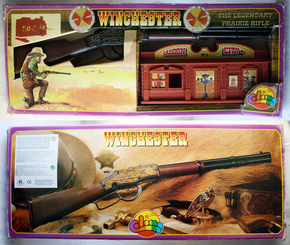 RARE VINTAGE 90'S WINCHESTER 75 RIFLE ARROW GUN WESTERN COLOMA