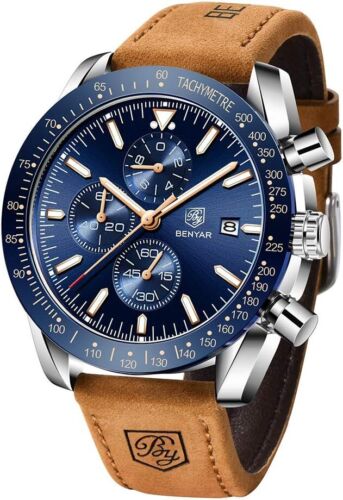 Stylish Wrist Watch for Men, Genuine Silicone Strap Watches, Perfect Quartz Move - Picture 1 of 7
