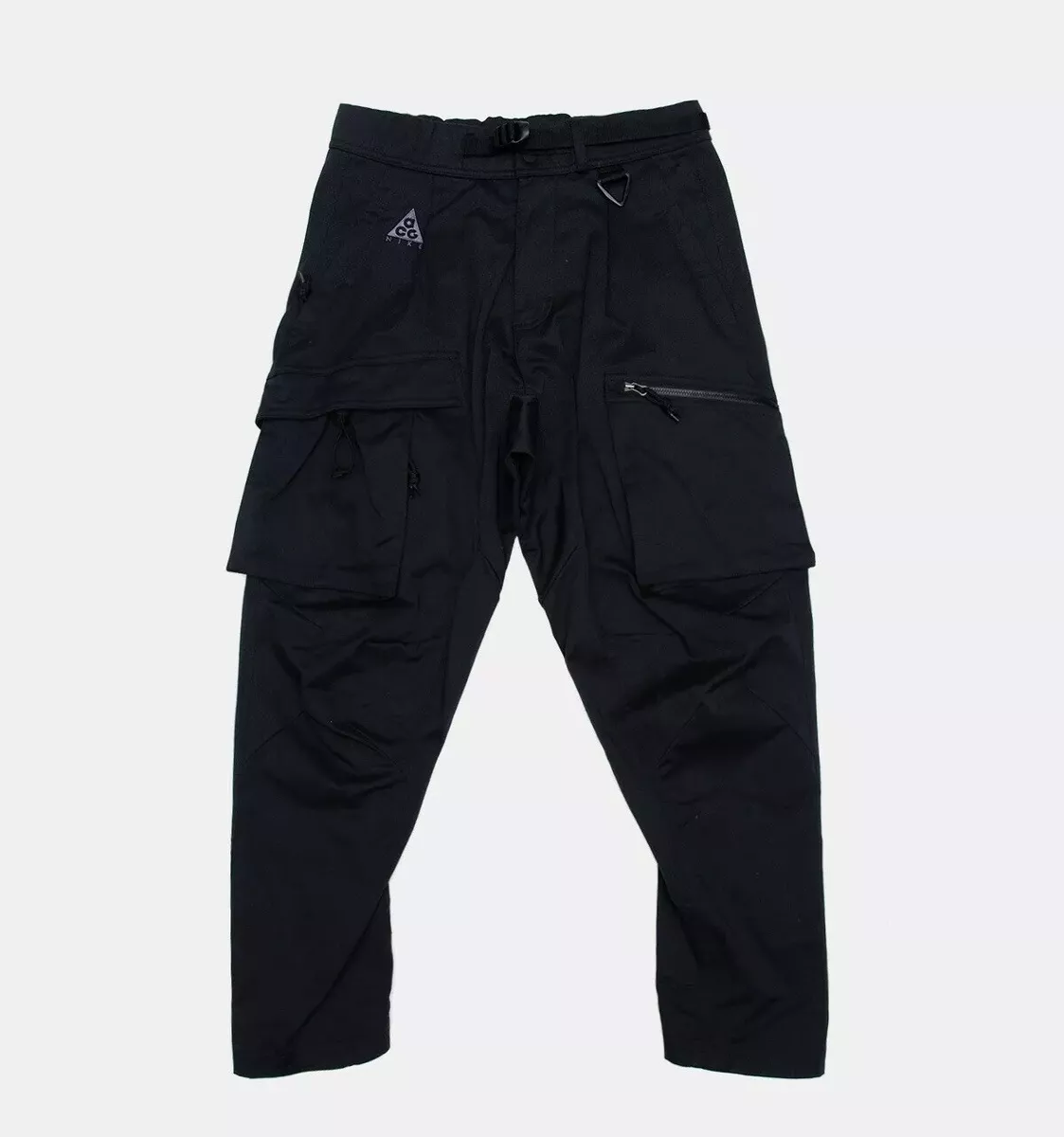 MEN’S NIKE SPORTSWEAR ACG WOVEN CARGO PANT PANTS BLACK BQ7293 010 sz LARGE